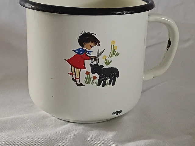 Enamel mug